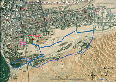 Moon Valley Marathon 5km trail run map
