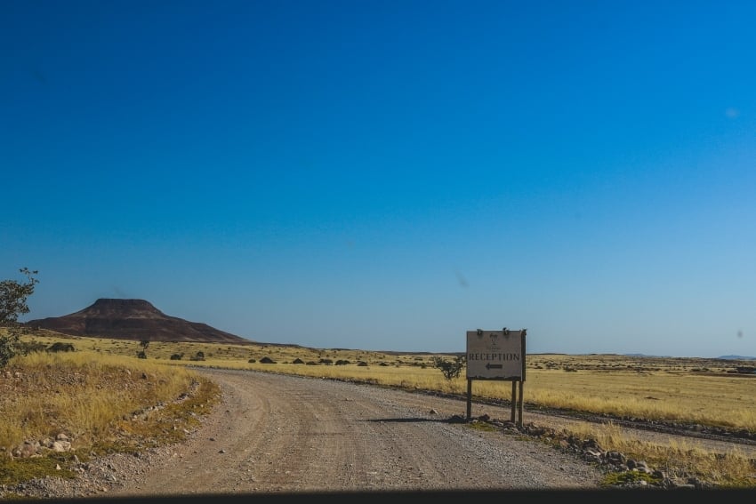 Palmwag Lodge & Camp Entrance, Gondwana Collection Namibia