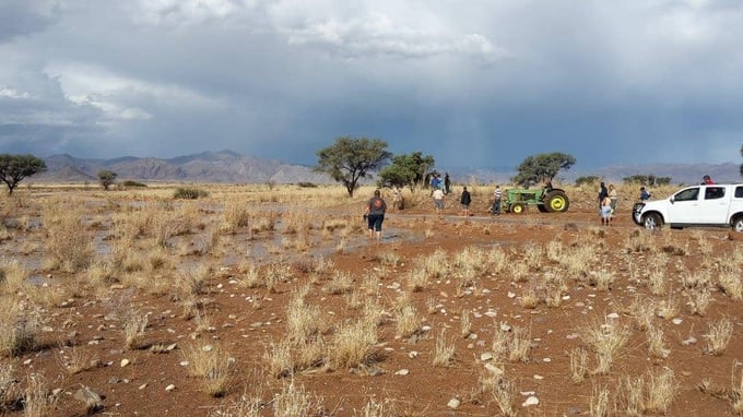 Andries on the trekker