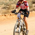 Elke Bockmuhl, winner of the ladie half marathon at the Kia Klein Aus Vista MTB Challenge