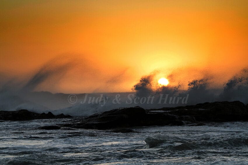 The Atlantic on the Namibian coastline is notorious for its tumultuous moods and icy waters. © Scott & Judy Hurd