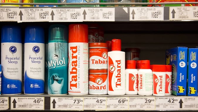For mosquito protection in the supermarket in Namibia - Image: Lea Hajner
