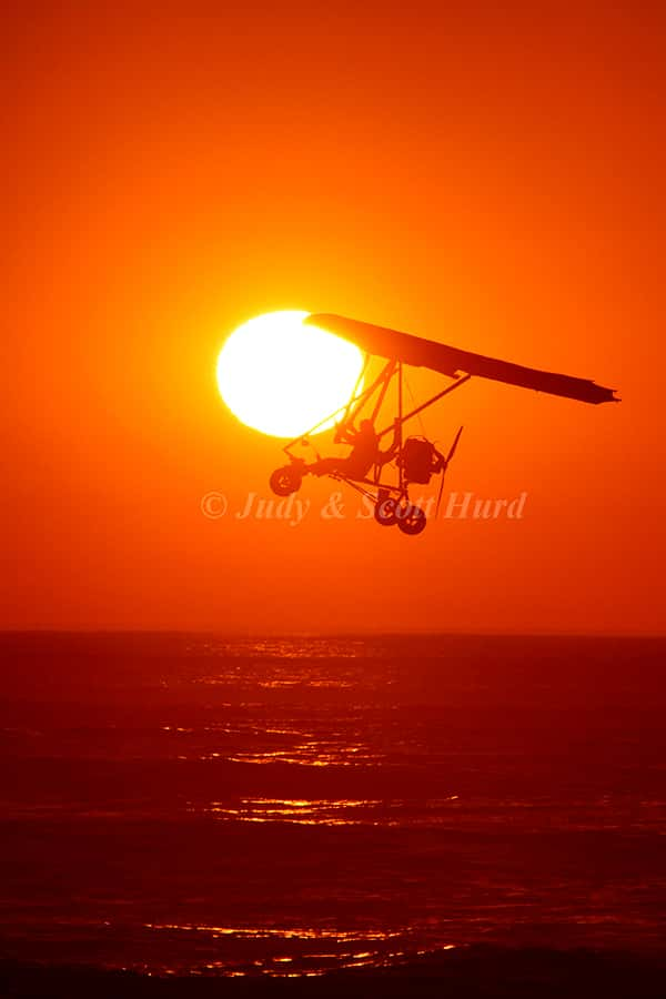 Sails at sunset