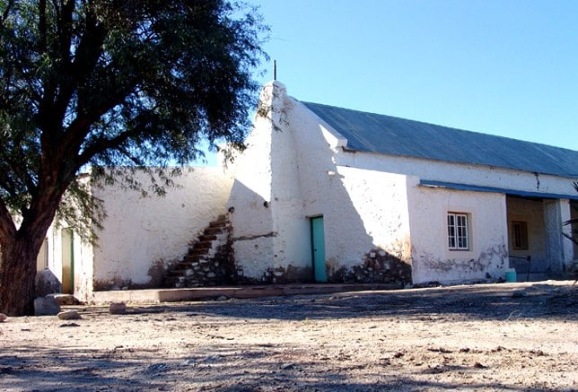 The backside of the old mission house in Warmbad today (photo: Gondwana Collection)