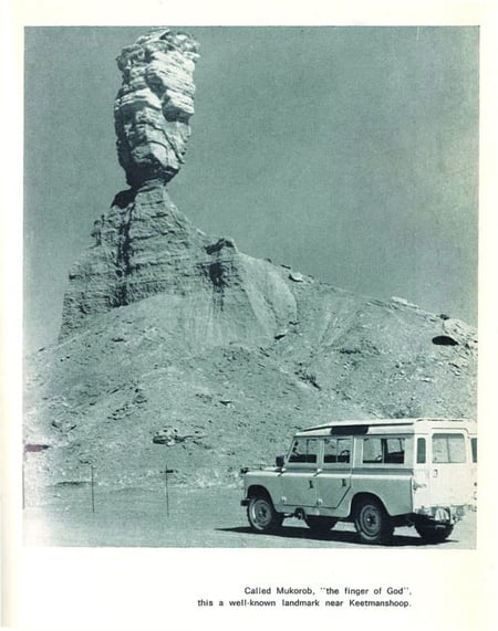 Newspaper clip, Mukorob, Namibia