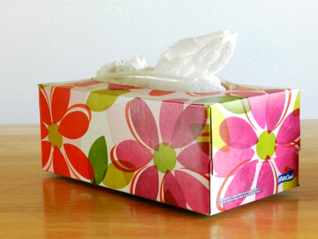 Plastic bag tissue box - Image: Blogspot