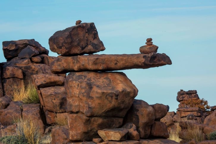 Fascinating rock formations in Namibia