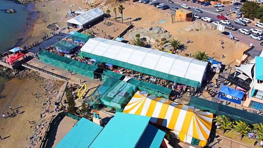  Lüderitz crayfish festival stalls on dock