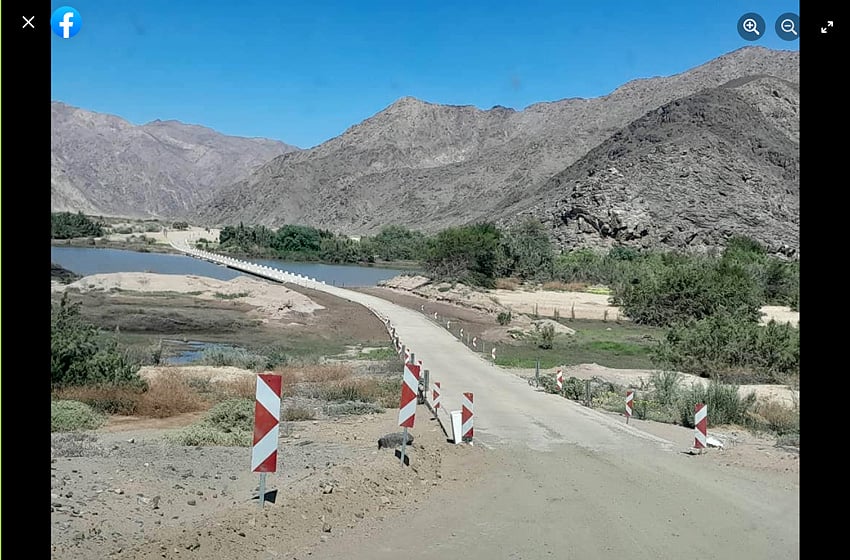 Fischfluss Gariep Oranje Fluss Distriktstraße DR 212 Aussenkehr Rosh Pinah Roads Authority Namibia