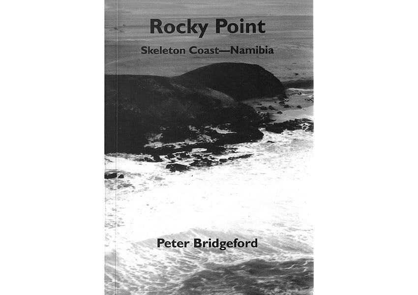 Cover Buch Rocky Point Skelettküste Peter Bridgeford Kuiseb Publishers Namibia