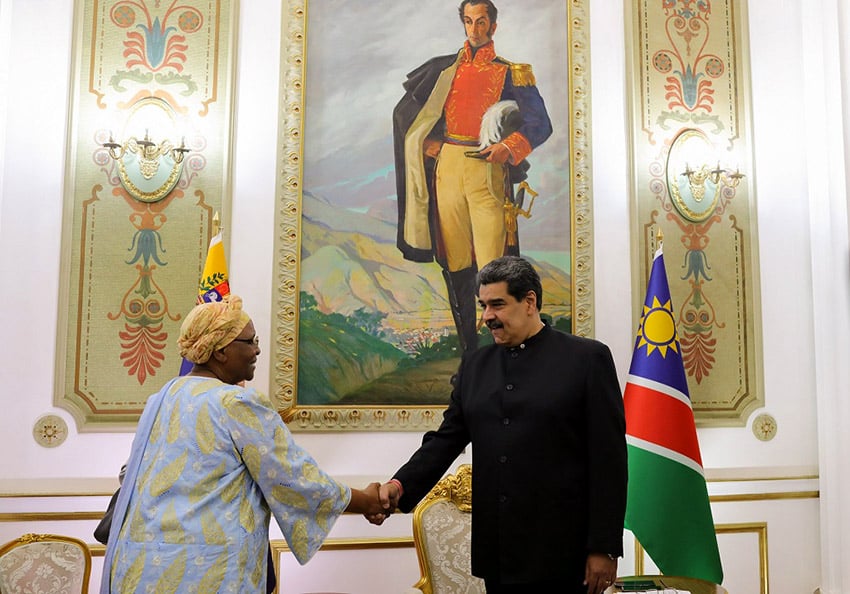 GONDW_Min_Nandi-Ndaitwah_Venezuela_Nicolas-Maduro_Foto_Twitter web