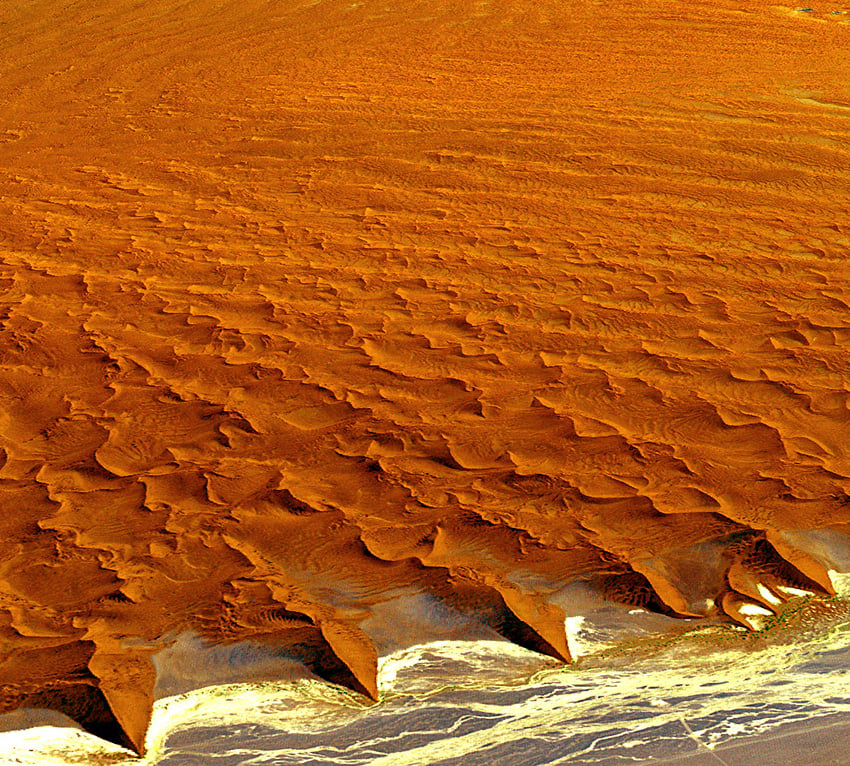Sandmeer, namibische Atlantikküste