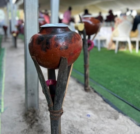 Omagongo served in clay pots at amarula festival 2026