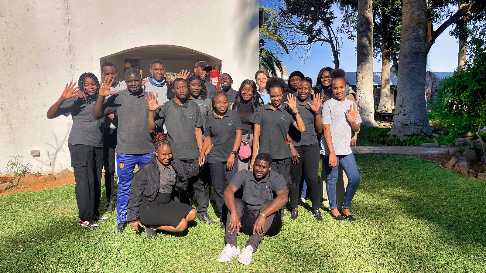 Apprentices at Kalahari Farmhouse. 