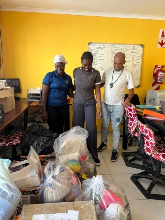 Food donations delivered by Gondwana Care Trust to Trinity Soup Kitchen