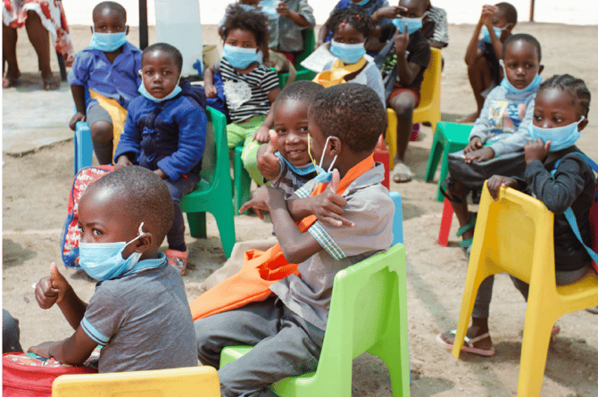 Kids at Khaibasen