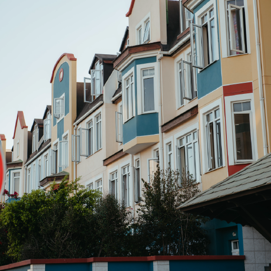 Builings in Swakopmund, Namibia