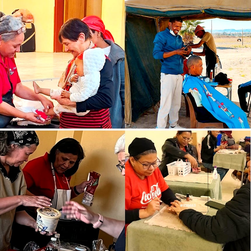 Grace Project Volunteers Serve Residents in Bethanie/Namibia