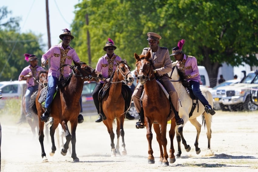 horse riding parade omagong festival