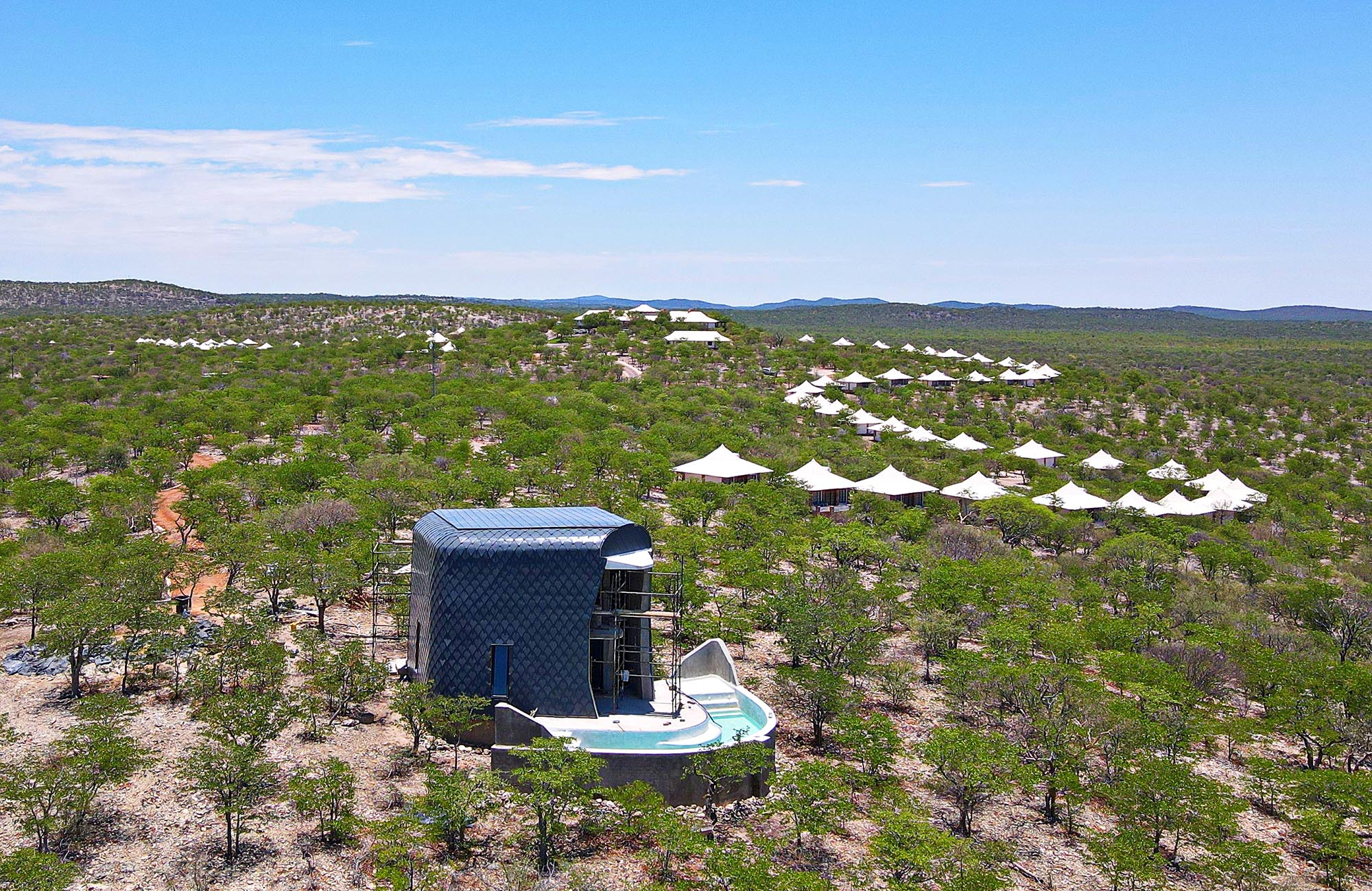 The Ekipa Etosha Pod, landscape, Namibia