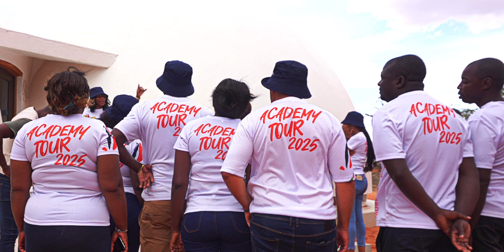 Gondwana Academy Tour participants from the back, Namibia