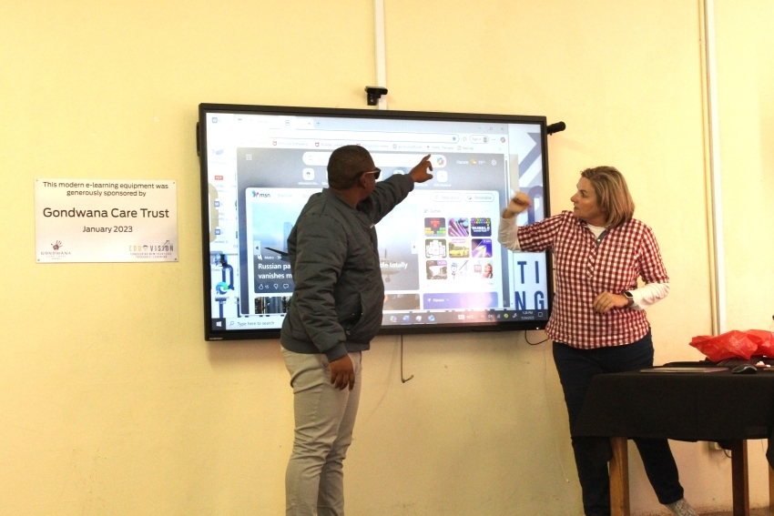 Eduvision online learning training, sponsored by Gondwana Care Trust