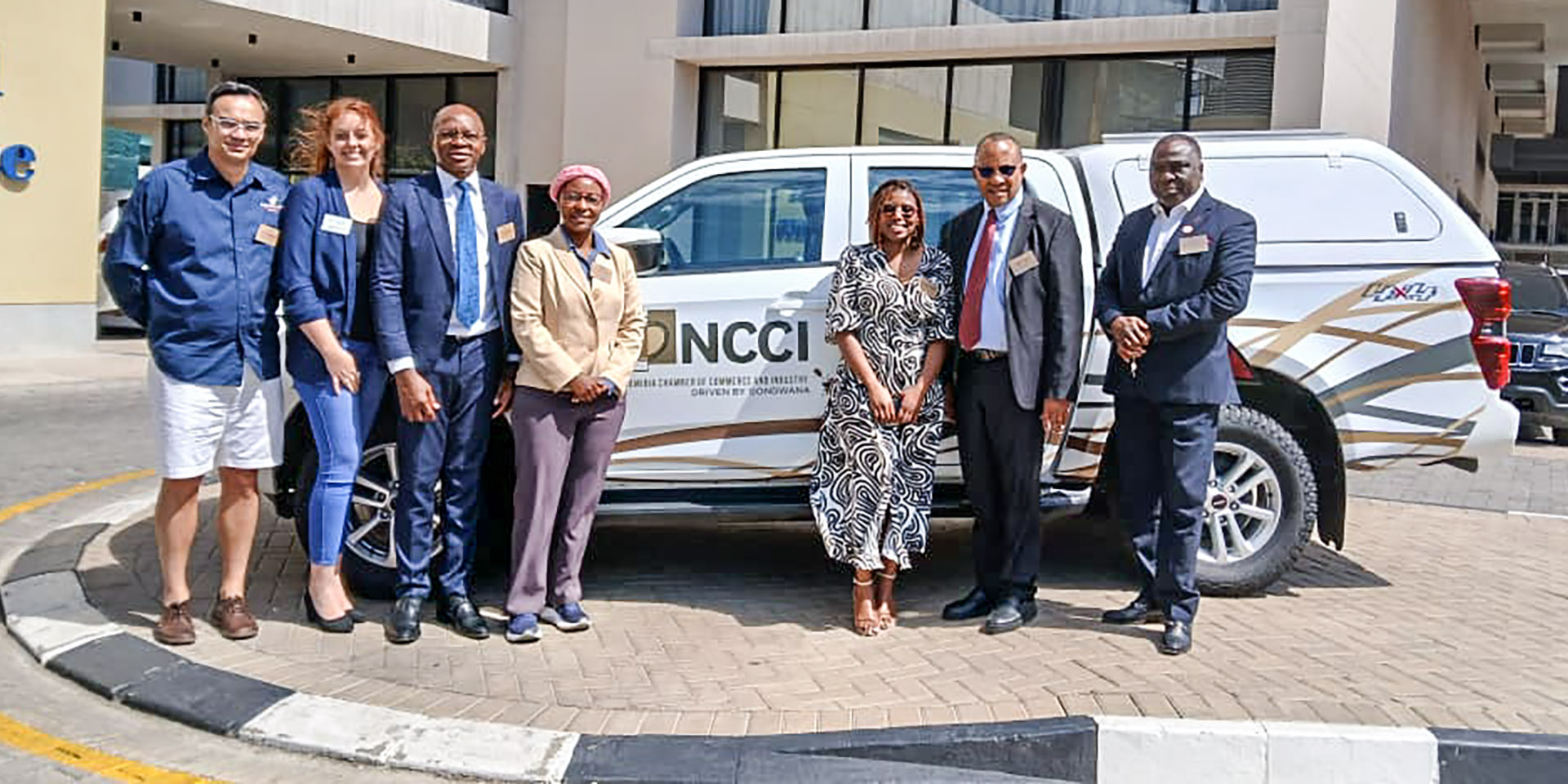 Vertreter von Gondwana Collection Namibia und NCCI