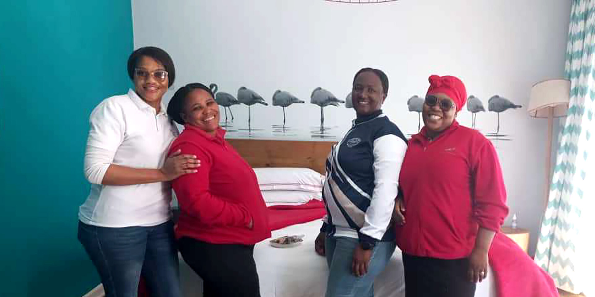 Housekeeping team at The Delight Swakopmund, Namibia