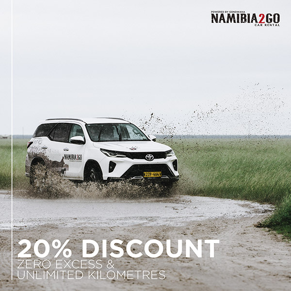 Last Minute Getaway rental car special offer, Namibia