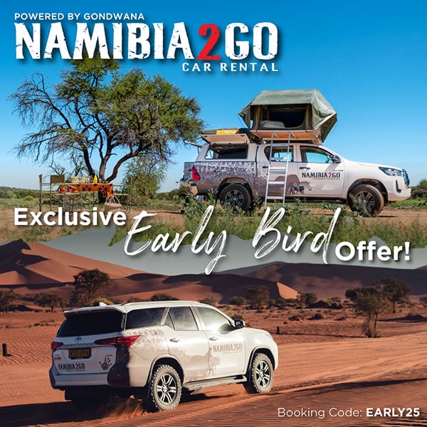 Namibia2Go Promotions on Rental Cars, Namibia