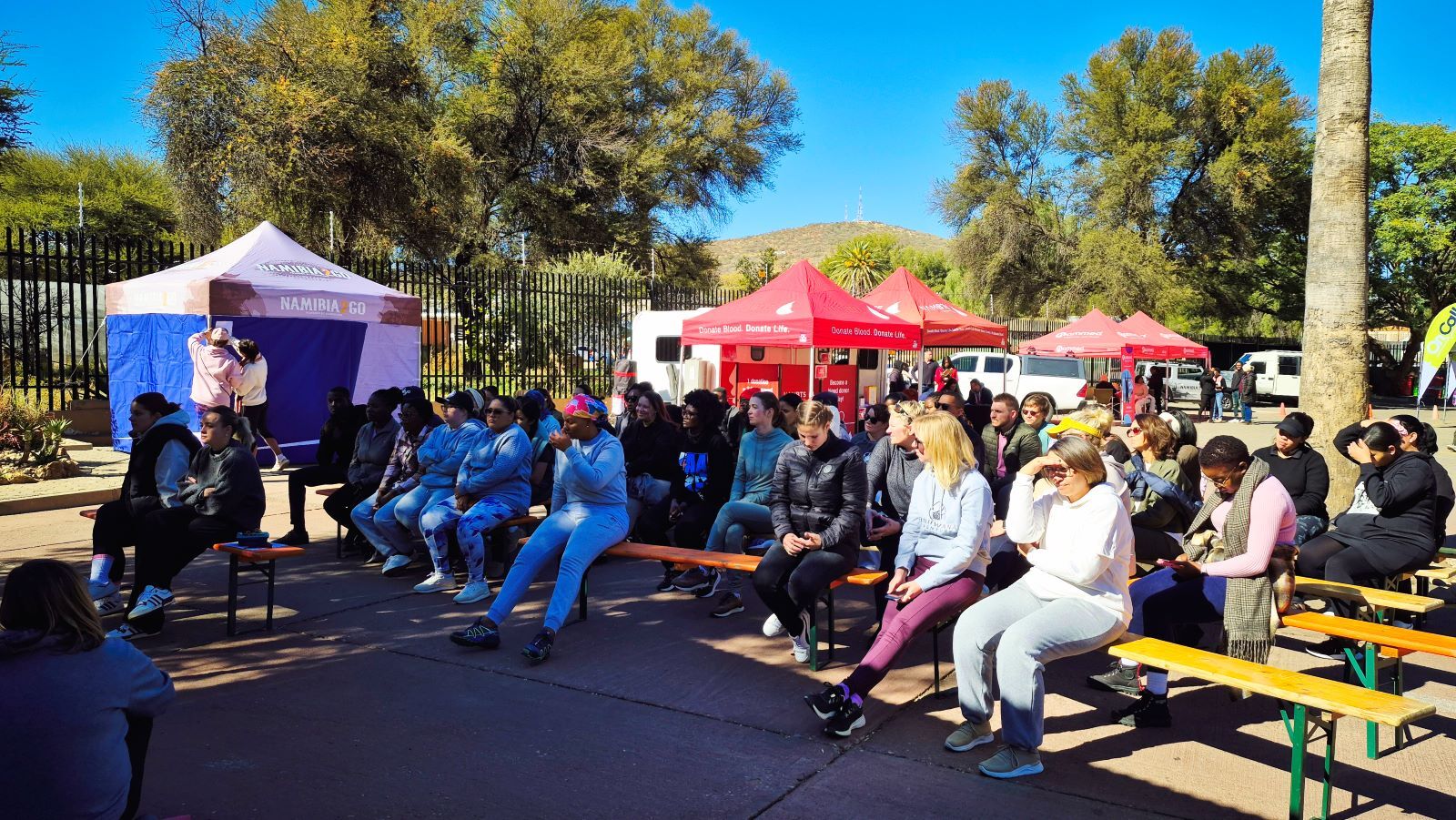 Gondwana Collection employees during Wellness Day. 