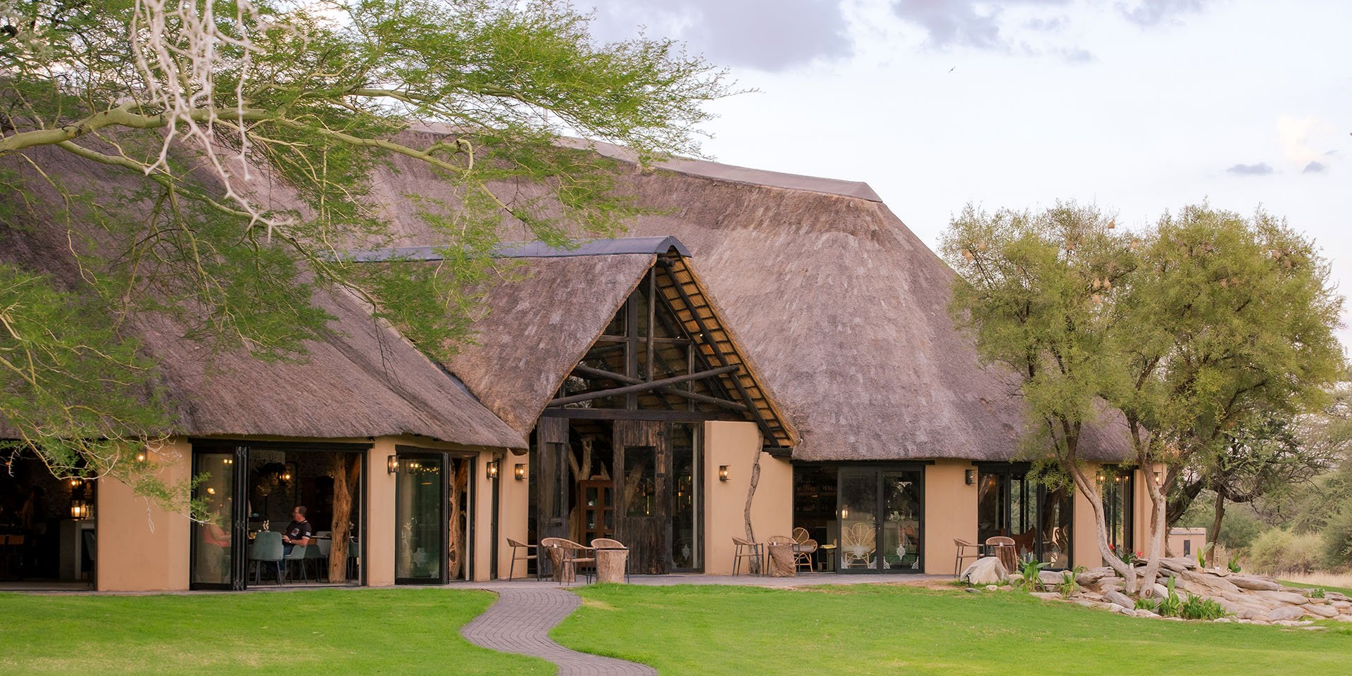 Okapuka Safari Lodge, main building, restaurant, Namibia