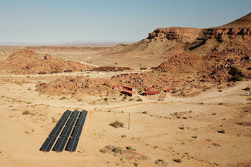 Canyon Village Solaranlage Namibia