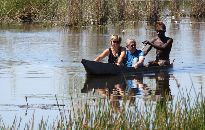 Okavango, Bootsfahrt