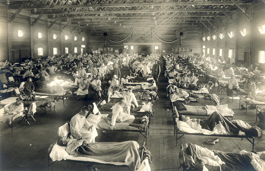 Krankenstation in Camp Funston