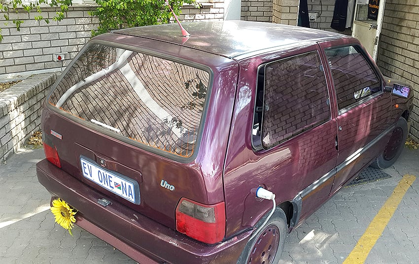 Umgerüsteter Fiat Uno Namibia