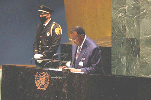 Präsident Hage Geingob, Namibia