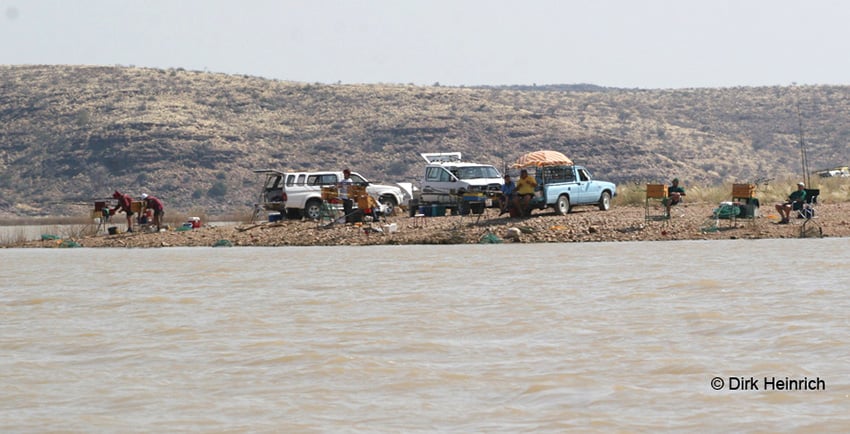 Angeln Hardapdamm Namibia