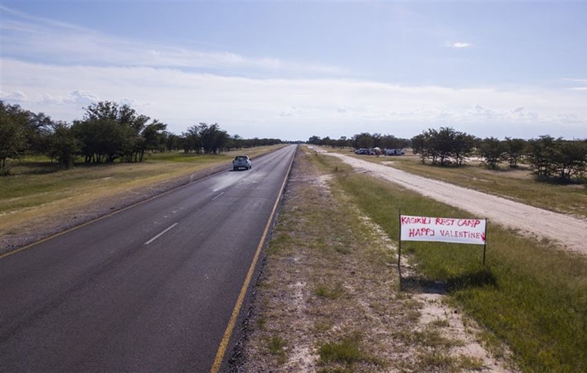 Straße Valentinstag Namibia