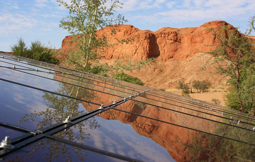 Namib Desert Lodge Solarplatten