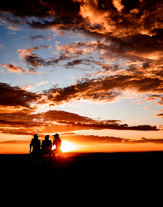 Sonnenuntergang Namibia