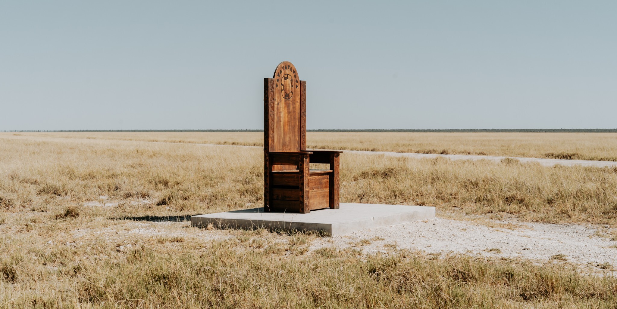 Gondwana Collection throne is a symbol of sustainable tourism and cultural heritage of Owambo people.