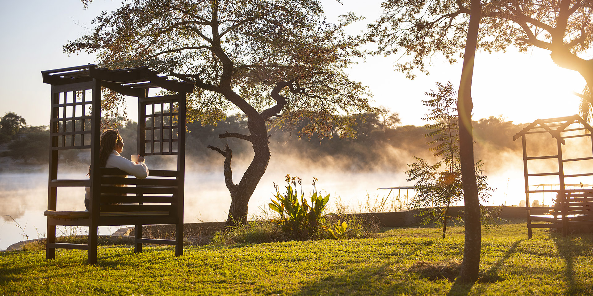 Misty river, Namibia