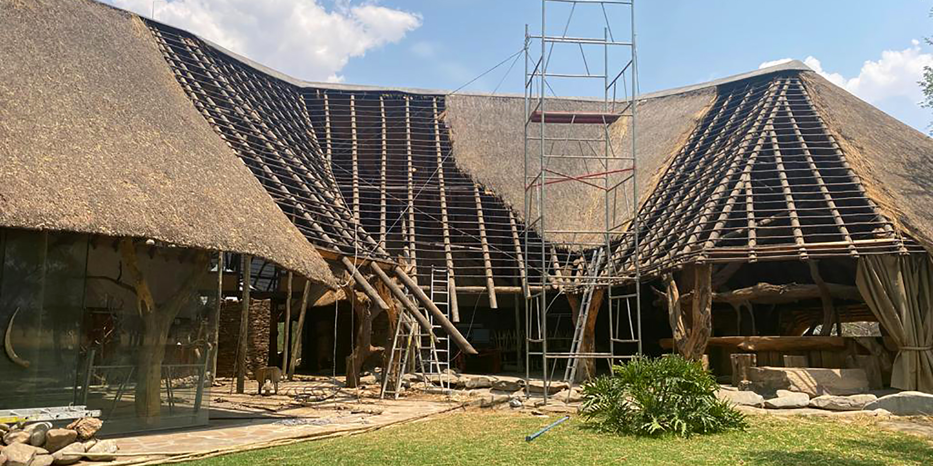 Renovation works, Okapuka Safari Lodge, Windhoek