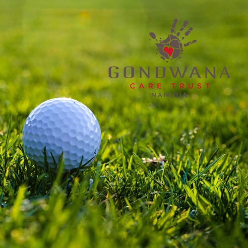 Golf ball, grass, Namibia
