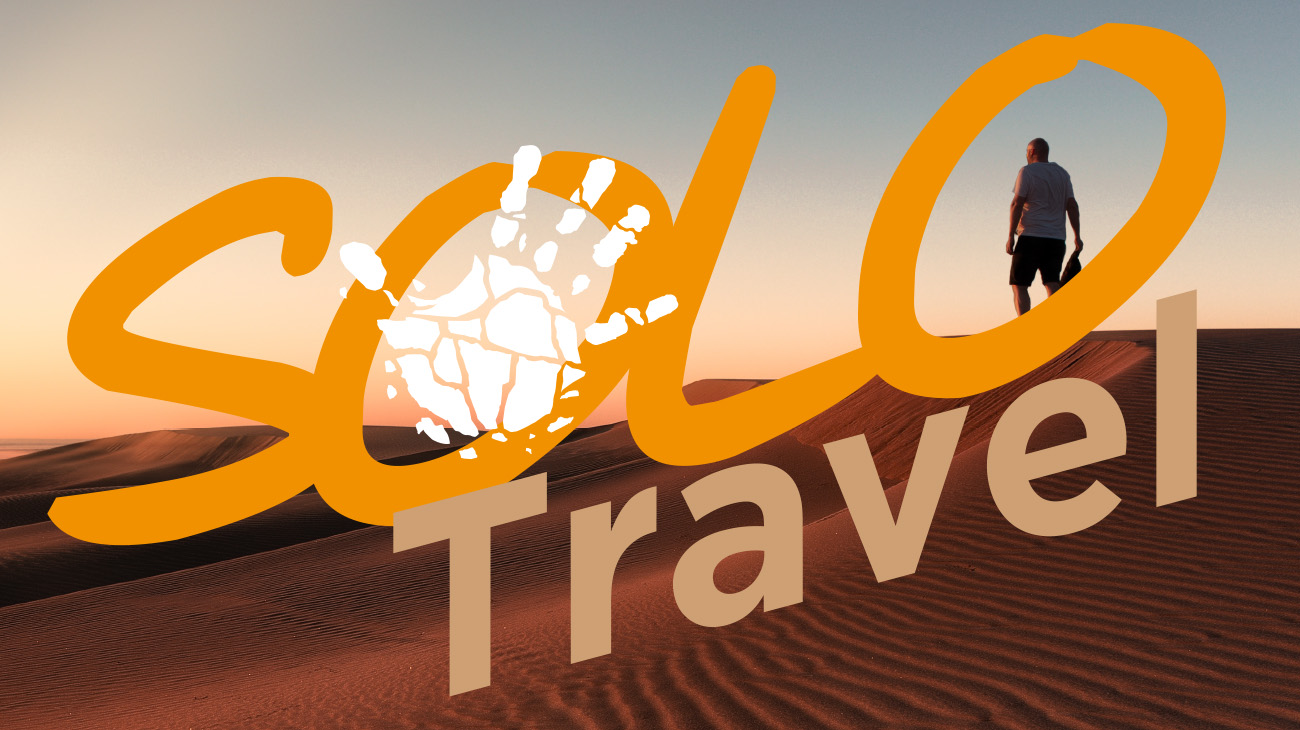 Solo Travel Namibia poster