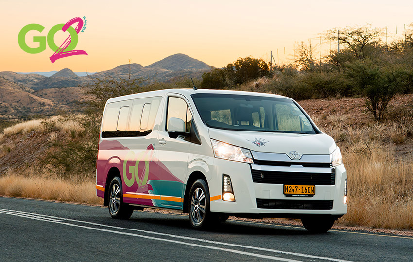 Go2 Tourism Shuttle bus, Namibia