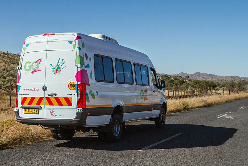 Go2 Reisetransfers, Kleinbus, Shuttle, Namibia