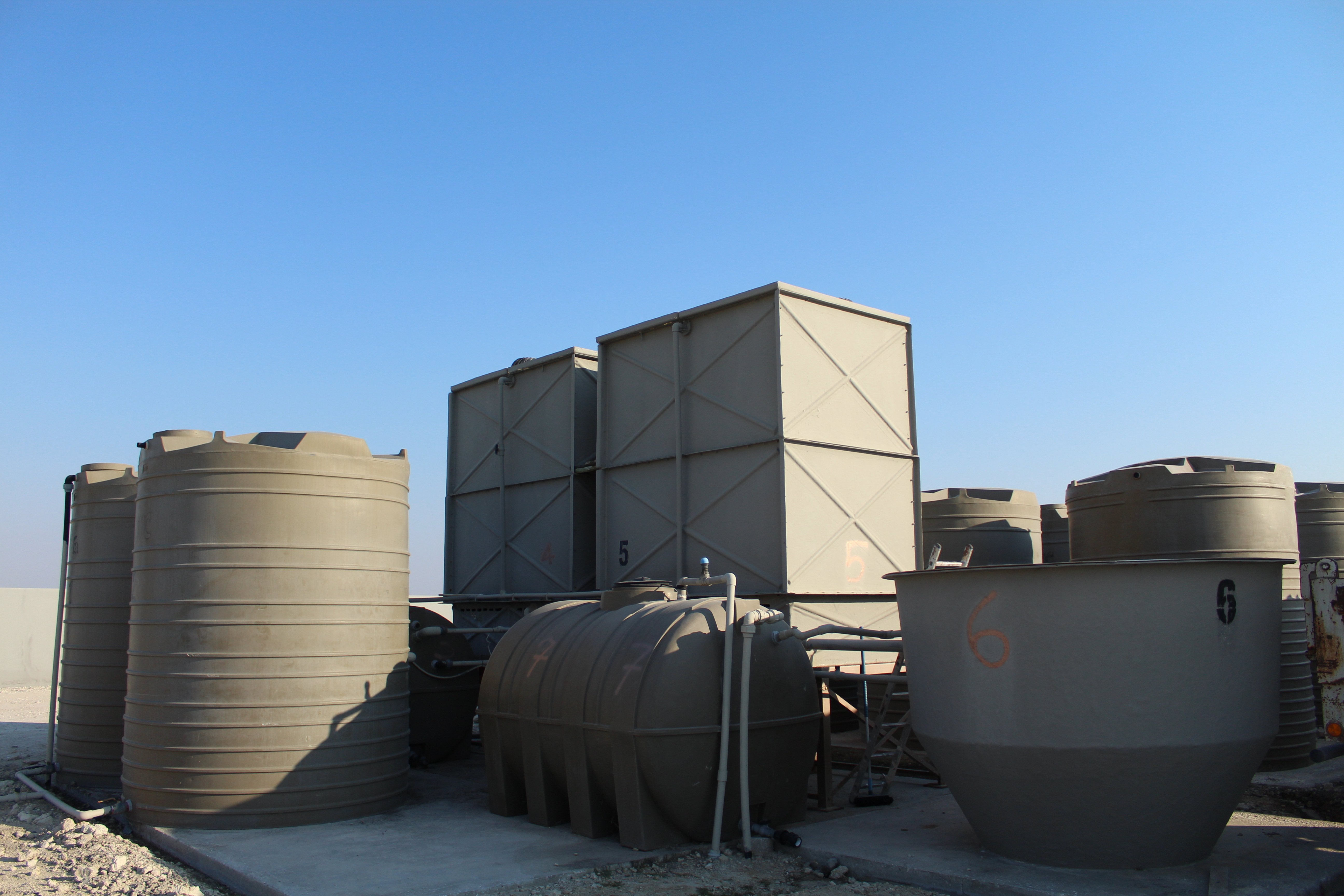 Water treatment plant, Etosha King Nehale lodge, Namibia