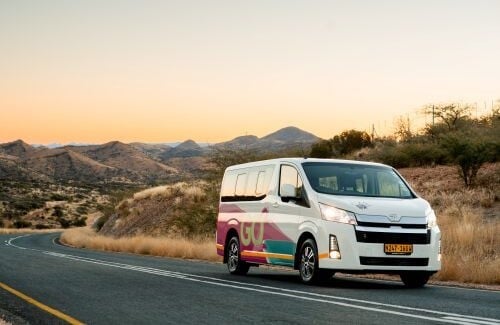 Go2 transfer bus in Namibia